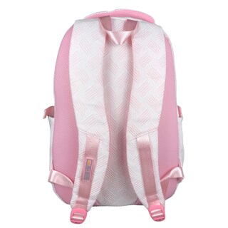 Foto 5 | Mochila Golden Star Escolar Rayas Y Llavero Df-4502 Rosa