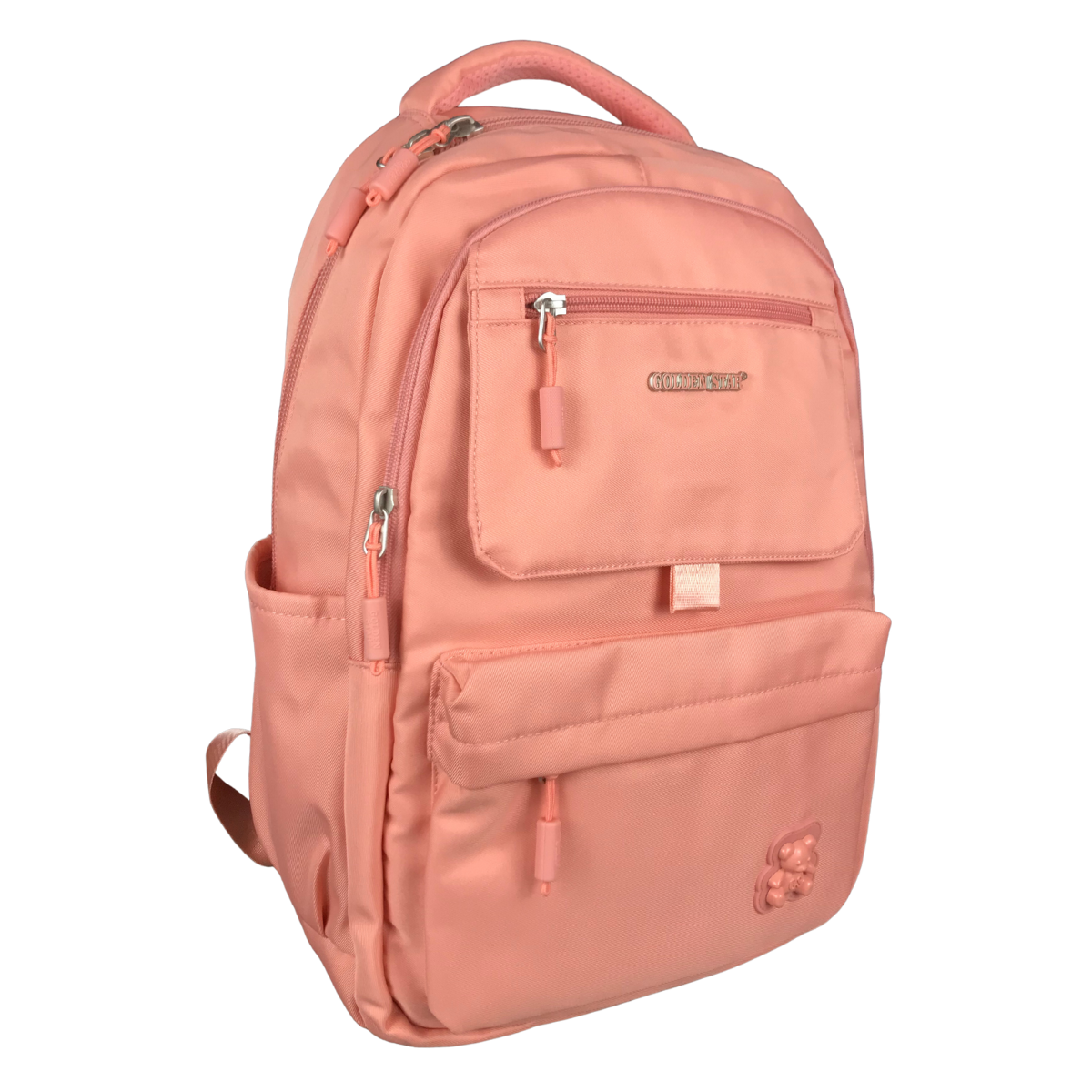 Foto 5 pulgar | Mochila Golden Star Escolar Osito Juvenil Df-9009 Coral