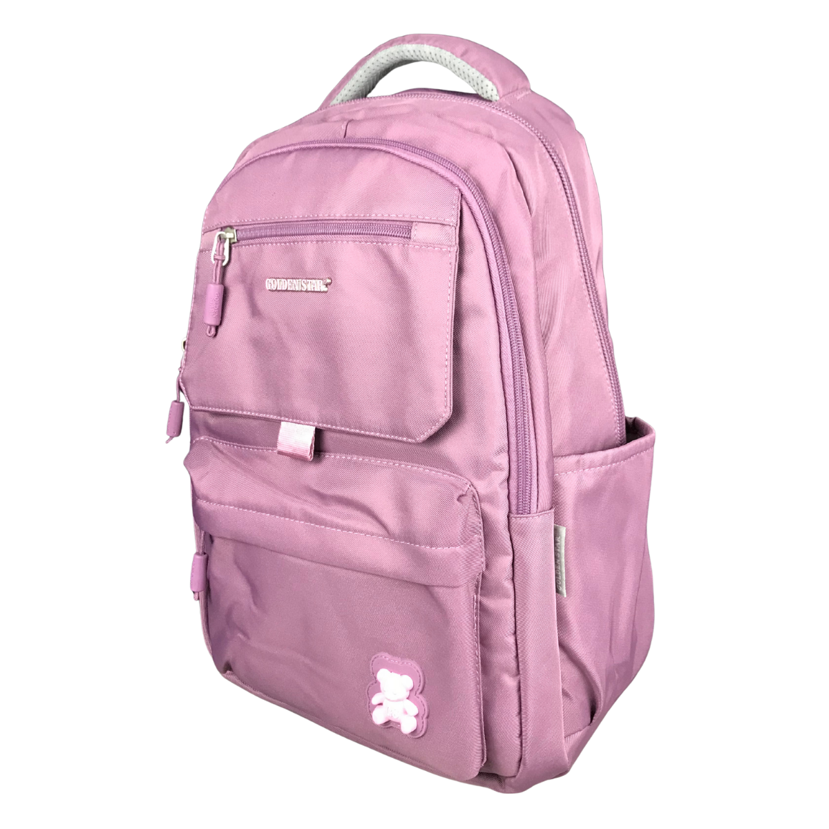 Foto 5 pulgar | Mochila Golden Star Escolar Osito Juvenil Df-9009 Morado