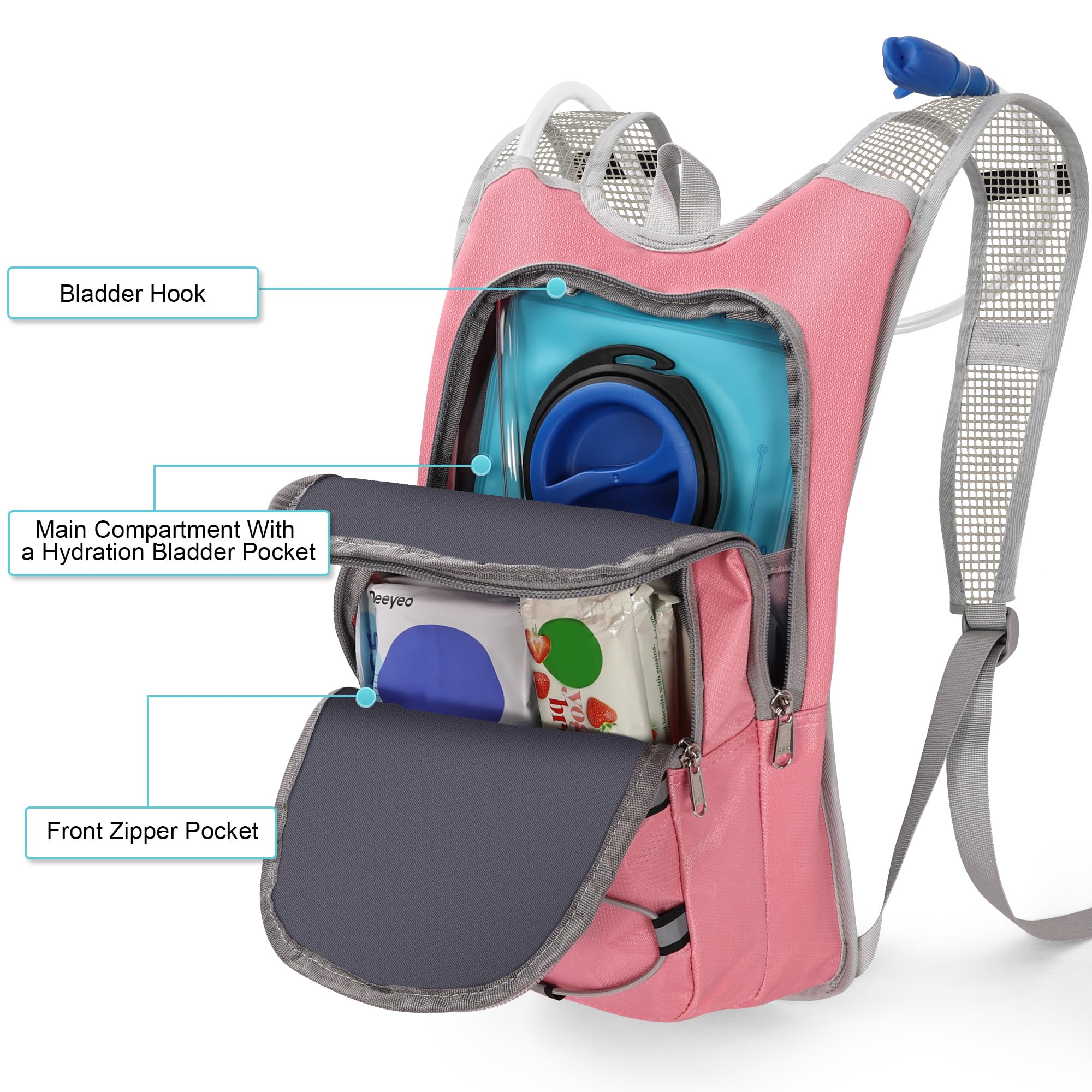 Foto 3 pulgar | Mochila De Hidratación Miycoo Lightweight Water De 10 Litros Con Bolsa De 2 Litros - Venta Internacional.