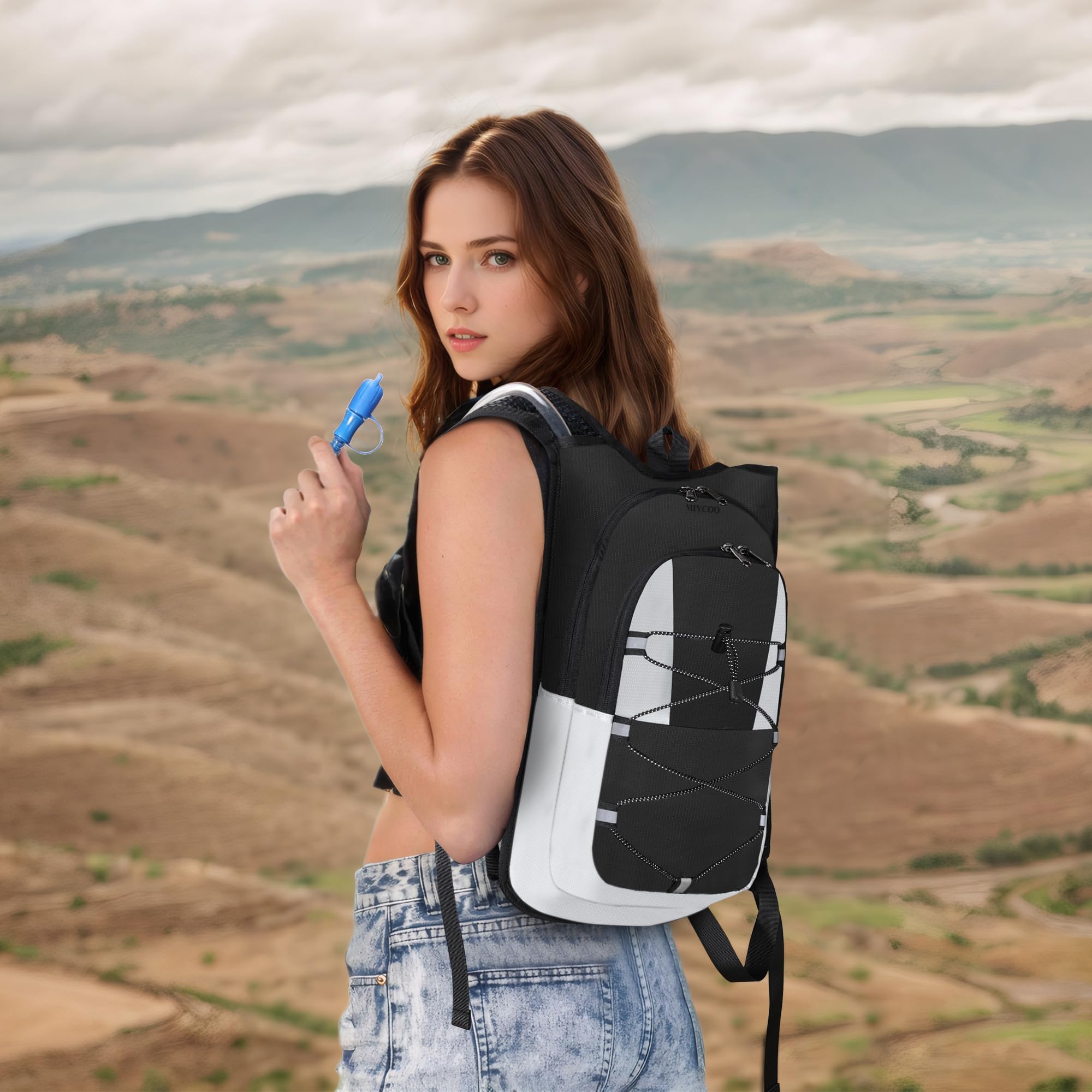 Foto 7 pulgar | Mochila De Hidratación Miycoo Lightweight Water De 10 Litros Con Bolsa De 2 Litros - Venta Internacional.
