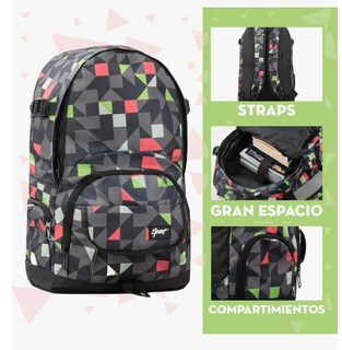 Foto 3 | Mochila Escolar Grande Hype