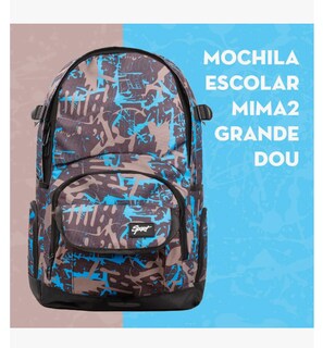Foto 2 | Mochila Escolar Grande Dou