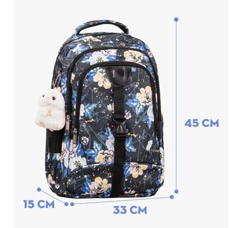 Foto 5 | Mochila Escolar Y Llavero De Peluche De Hamster