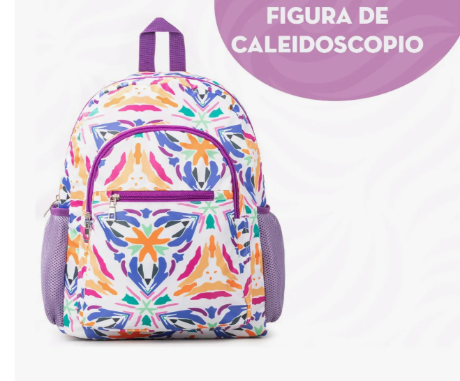 Foto 6 pulgar | Mochila Escolar Figura De Caleidoscopio