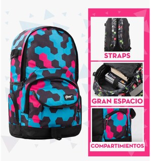 Foto 3 | Mochila Escolar Grande Yaqui