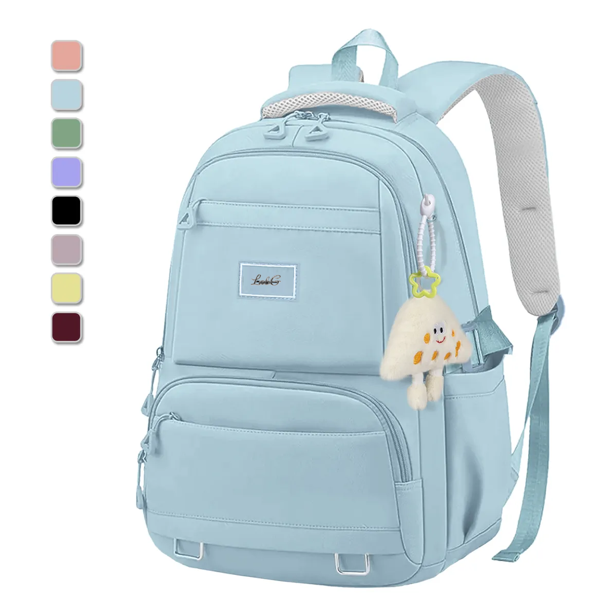 Foto 5 pulgar | Mochila Antirrobo Portátil Impermeable Para Portátil De 15 6 Lab.g  Azul Cielo
