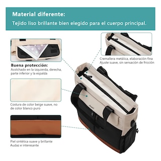 Foto 3 | Mochila Antirrobo Impermeable Lab.g Para Portátil 15.6 In Negra