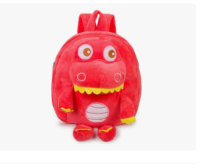Foto 2 pulgar | Mochila De Peluche Para Niños Dinosaurios Con Cierre  Linda Bolsa Multiusos Para La Escuela  Viajes O Como Regalo Esp