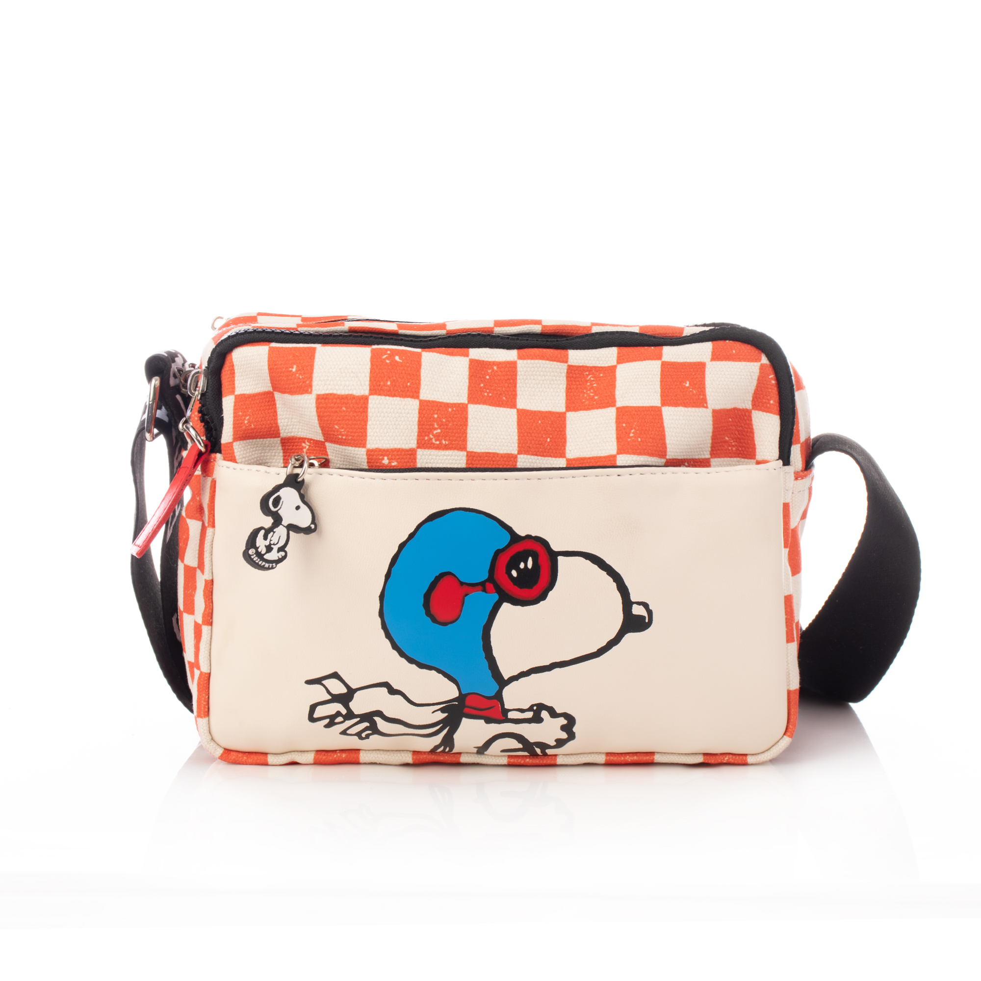 Foto 2 pulgar | Handbag Crossbody Racing Peanuts Snoopy Oficial Original