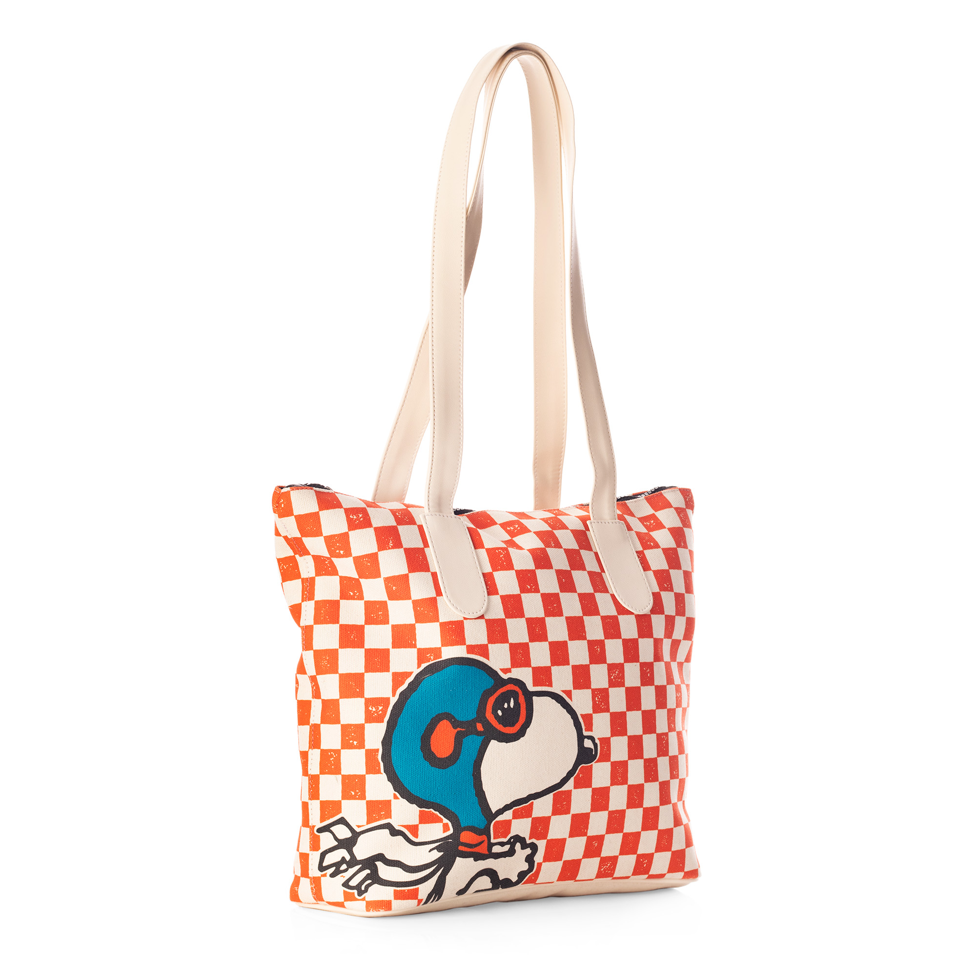 Foto 3 pulgar | Bolsa De Mano Racing Tote Peanuts Snoopy Oficial Original