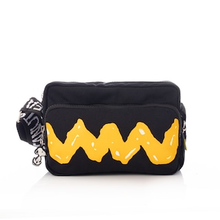 Foto 1 | Handbag Bolso Charlie Brown Negro Peanuts Snoopy Oficial