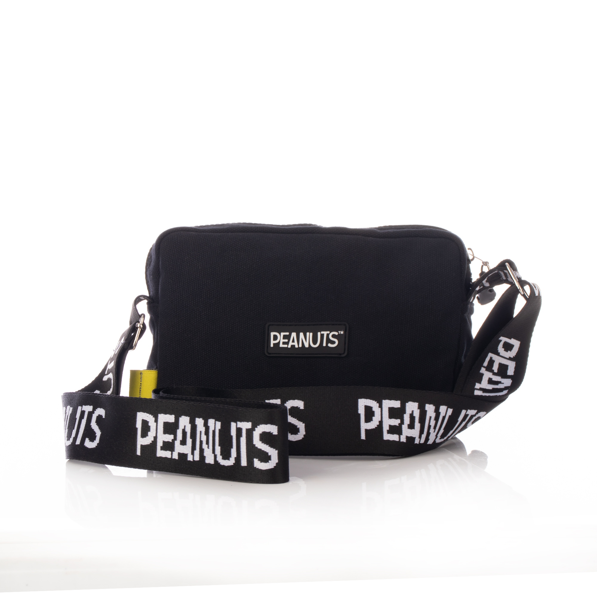 Foto 4 pulgar | Handbag Bolso Charlie Brown Negro Peanuts Snoopy Oficial