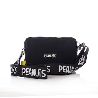 Foto 3 | Handbag Bolso Charlie Brown Negro Peanuts Snoopy Oficial