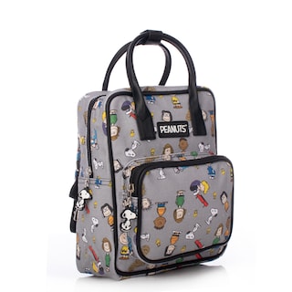Foto 2 | Mini Backpack Bolso Snoopy Y Sus Amigos Gris Oficial