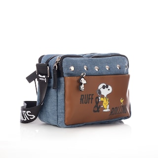 Foto 2 | Handbag Ruff Rolling Peanuts Original Snoopy Mezclilla