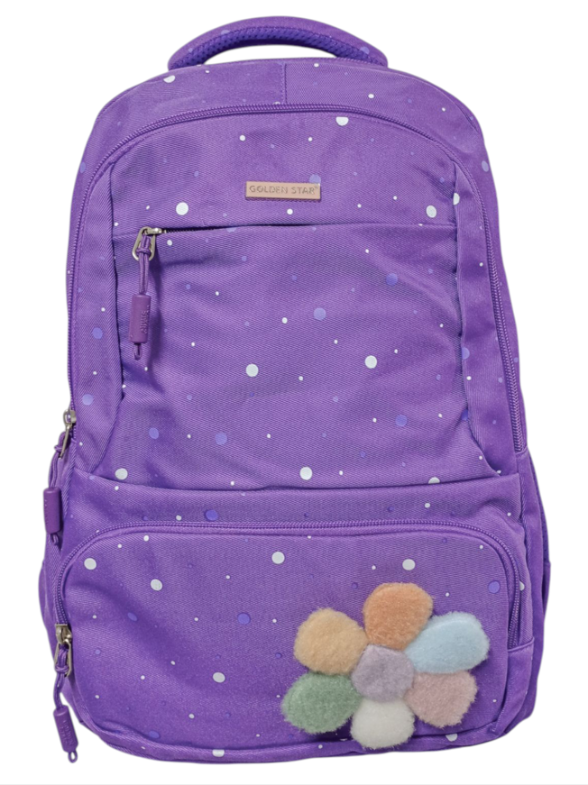 Mochila Casual 18 Pul. Golden Star  Porta Lap