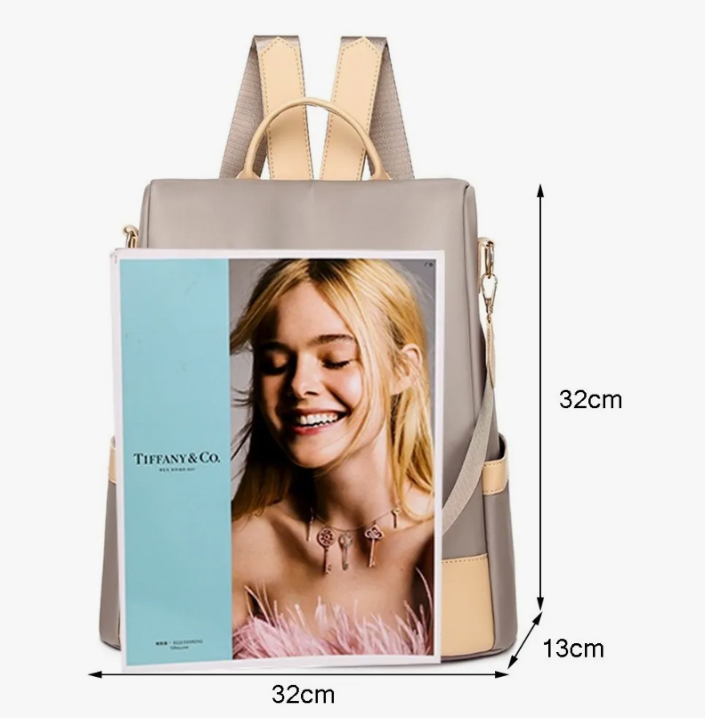 Foto 2 | Mochila Xtellar Mujer Paño De Oxford Impermeable Anti-robo Monedero