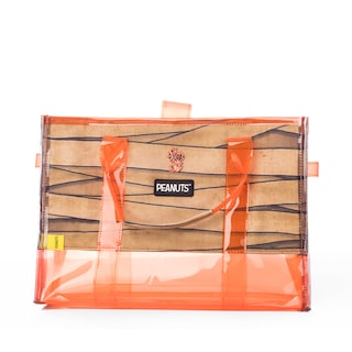 Foto 2 | Bolsa De Mano Tote Snoopy Monster Oficial Naranja Peanust