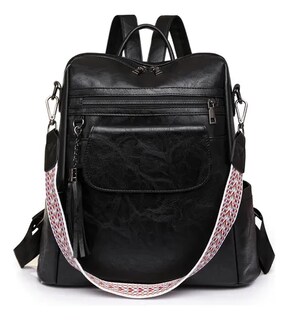 Foto 1 | Mochilas Xtellar De Cuero Para Mujer Pu Cuero Antirrobo