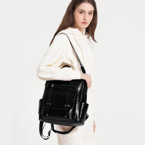Foto 5 pulgar | Mochilas Xtellar  De Cuero Para Mujer Pu Cuero Antirrobo