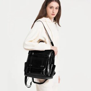 Foto 4 | Mochilas Xtellar De Cuero Para Mujer Pu Cuero Antirrobo