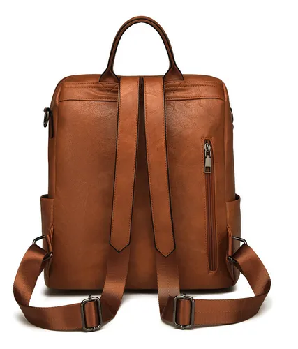 Foto 2 | Mochilas Xtellar De Cuero Para Mujer Pu Cuero Antirrobo