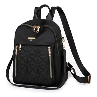 Foto 1 | Mochila Mujer Con Cremallera Eo Safe Imports Esi-20425 Negro