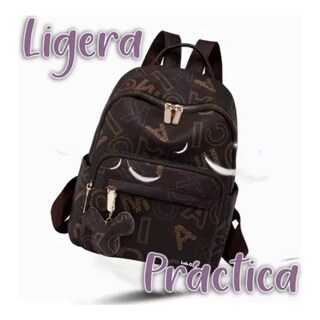 Foto 5 | Bolsa Mochila Mujer Casual Lab.g Café Oscuro