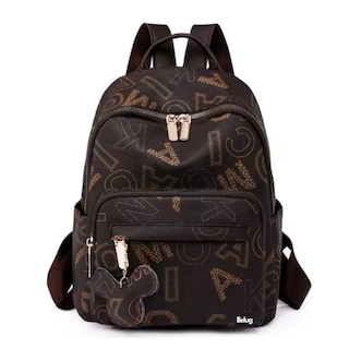 Foto 1 | Bolsa Mochila Mujer Casual Belug Café Oscuro