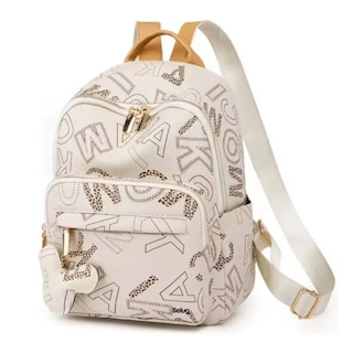 Foto 1 | Bolsa Mochila Mujer Casual Belug Beige