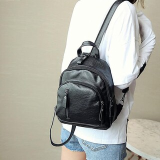 Foto 1 | Mochila Huoguo Para Mujer Y Niña Mochila Escolar Hombro Piel Sintética - Venta Internacional.