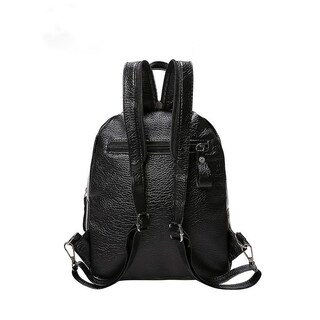 Foto 4 | Mochila Huoguo Para Mujer Y Niña Mochila Escolar Hombro Piel Sintética - Venta Internacional.