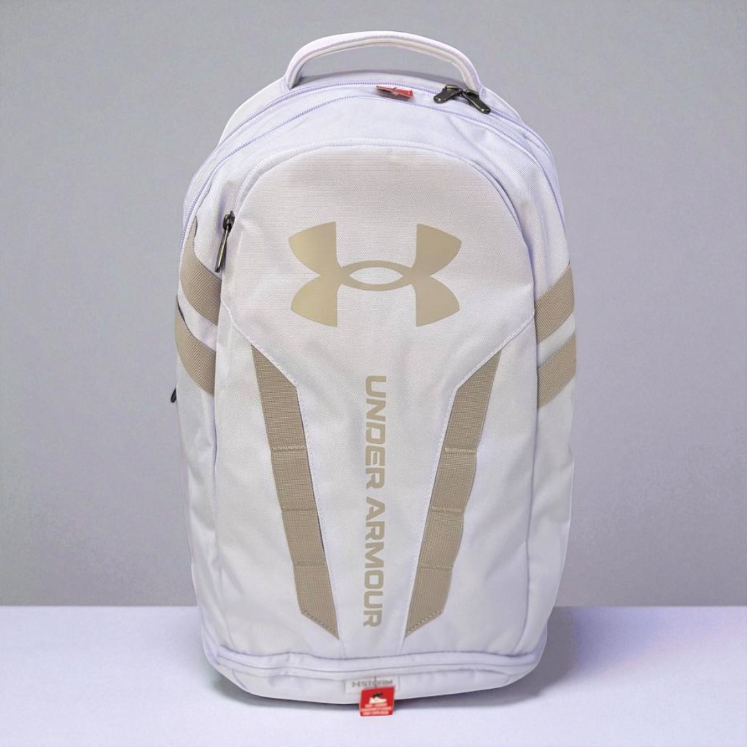 Foto 2 pulgar | Mochila Under Armour Escolar Casual Hustle 5.0 Lila Espacioso Compartimento Laptop
