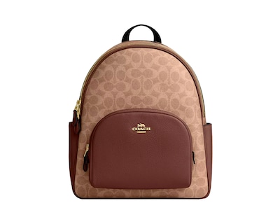 Foto 1 | Mochila Court Backpack Signature Canvas Cz176 Color Café