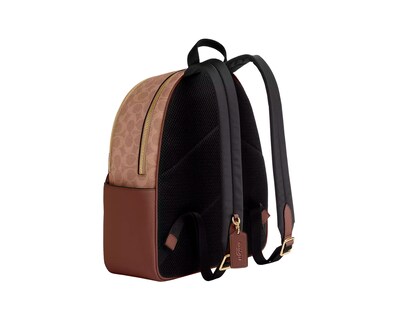 Foto 2 | Mochila Court Backpack Signature Canvas Cz176 Color Café
