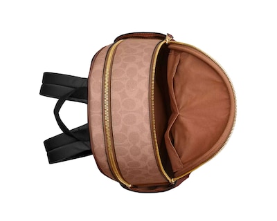 Foto 3 | Mochila Court Backpack Signature Canvas Cz176 Color Café
