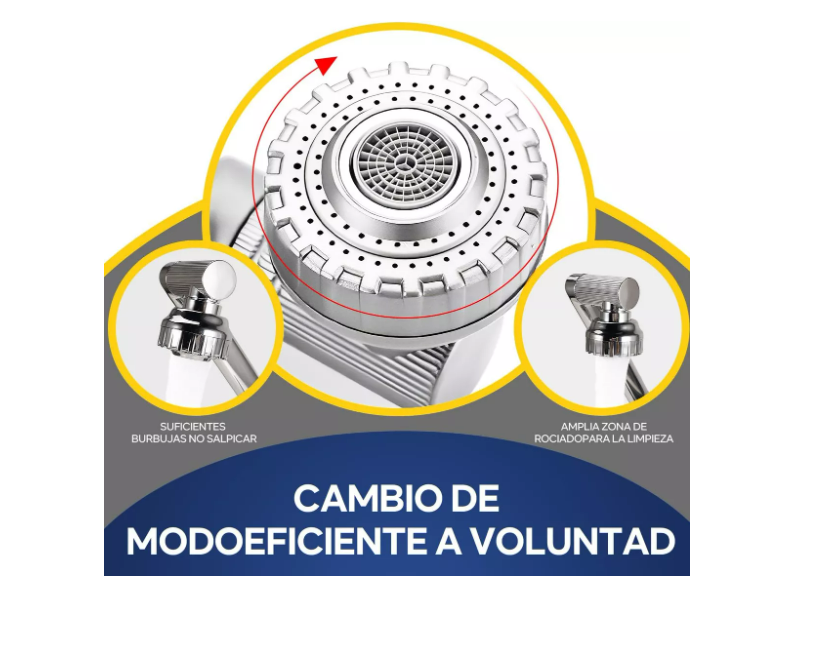 Foto 4 pulgar | Llave Mezcladora Para Fregadero 2 Modos Para Lavabo Baño Wünd