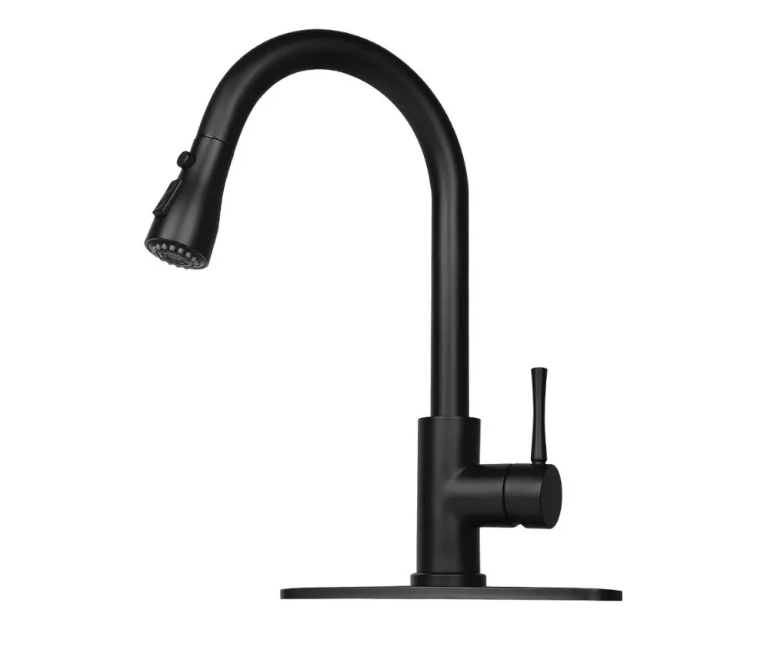 Foto 2 pulgar | Grifo Monomando Wünd  Llave Fregadero Mezcladora Cocina  Color Negro Mate