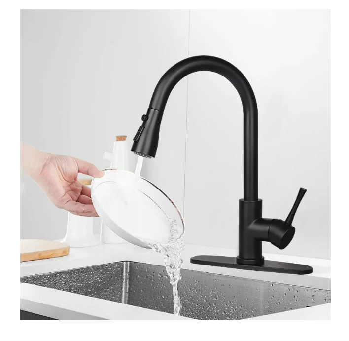 Foto 3 pulgar | Grifo Monomando Wünd  Llave Fregadero Mezcladora Cocina  Color Negro Mate