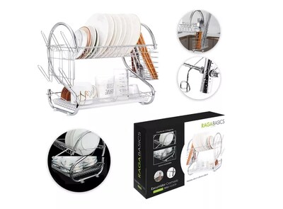 Foto 1 | Escurridor Xtellar De Cubiertos De Cocina Trastes Cromado Moderno