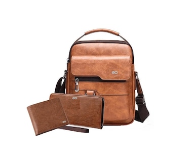 Foto 1 | Maletín con Cartera 2 Carteras Eo Safe Imports Marrón