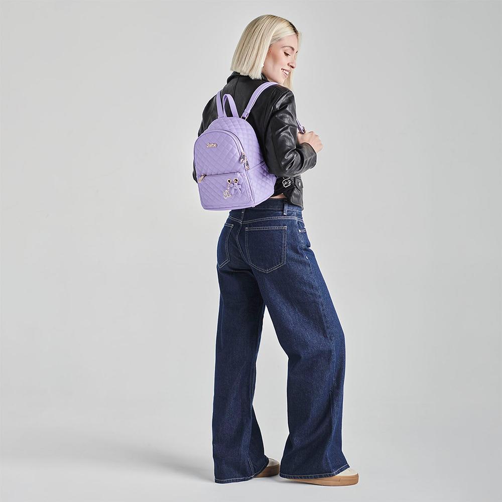 Foto 8 | Mochila Lila Para Mujer Barbie By Gorett Surikk Violeta