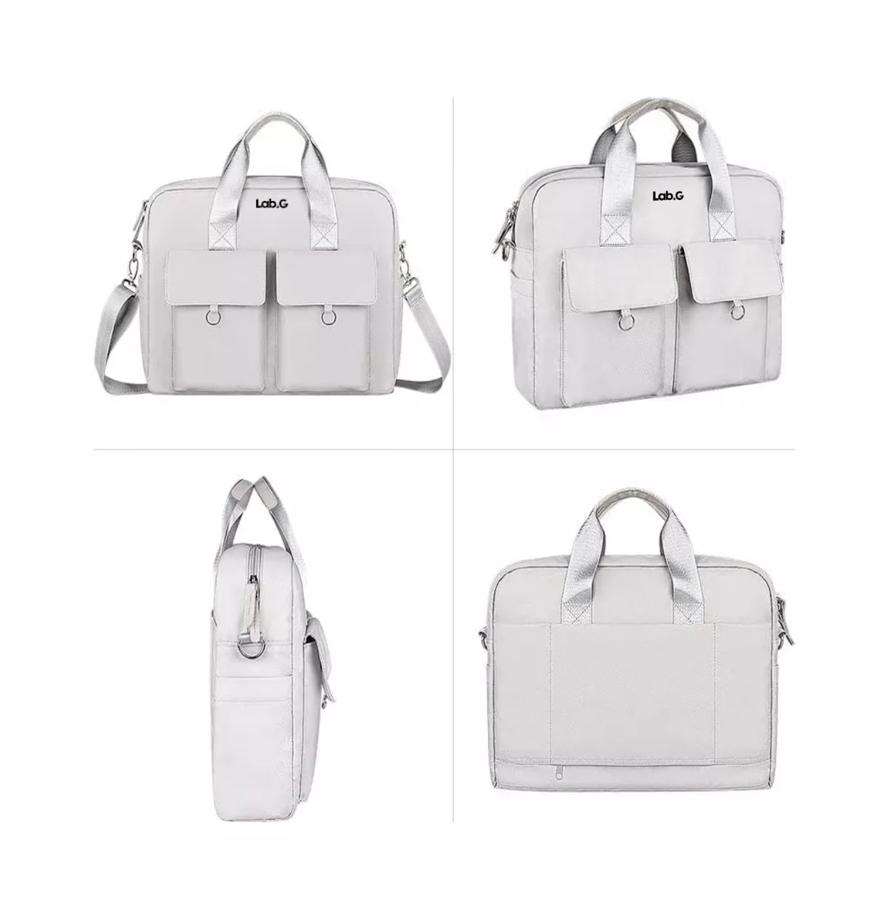 Foto 5 pulgar | Impermeable Maletin Lab.g Bolsa Para Laptop De 15.6inch Dama Mujer Gris