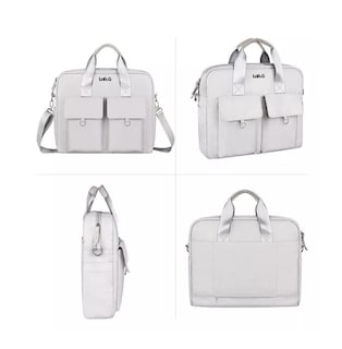 Foto 4 | Impermeable Maletin Lab.g Bolsa Para Laptop De 15.6inch Dama Mujer Gris