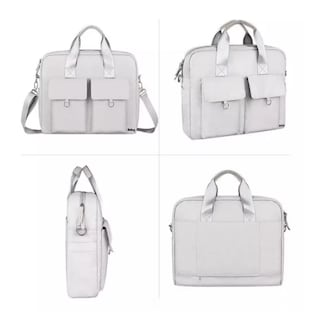 Foto 3 | Impermeable Maletín Bolsa Para Laptop De 15.6inch Dama Mujer Belug, Gris