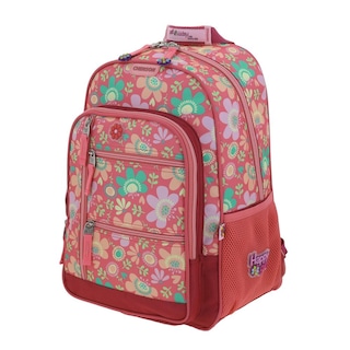 Foto 2 | Mochila Grande Para Niña Chenson Happy Girl Rosa Floris Porta Tablet De Hasta 10''. Rosa