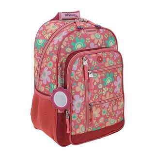 Foto 6 | Mochila Grande Para Niña Chenson Happy Girl Rosa Floris Porta Tablet De Hasta 10''. Rosa