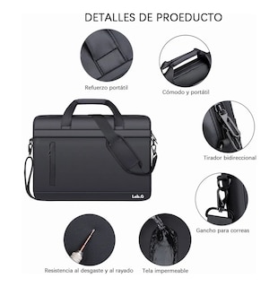 Foto 5 | Portafolios Lab.g Mochila Para Computadora Negro