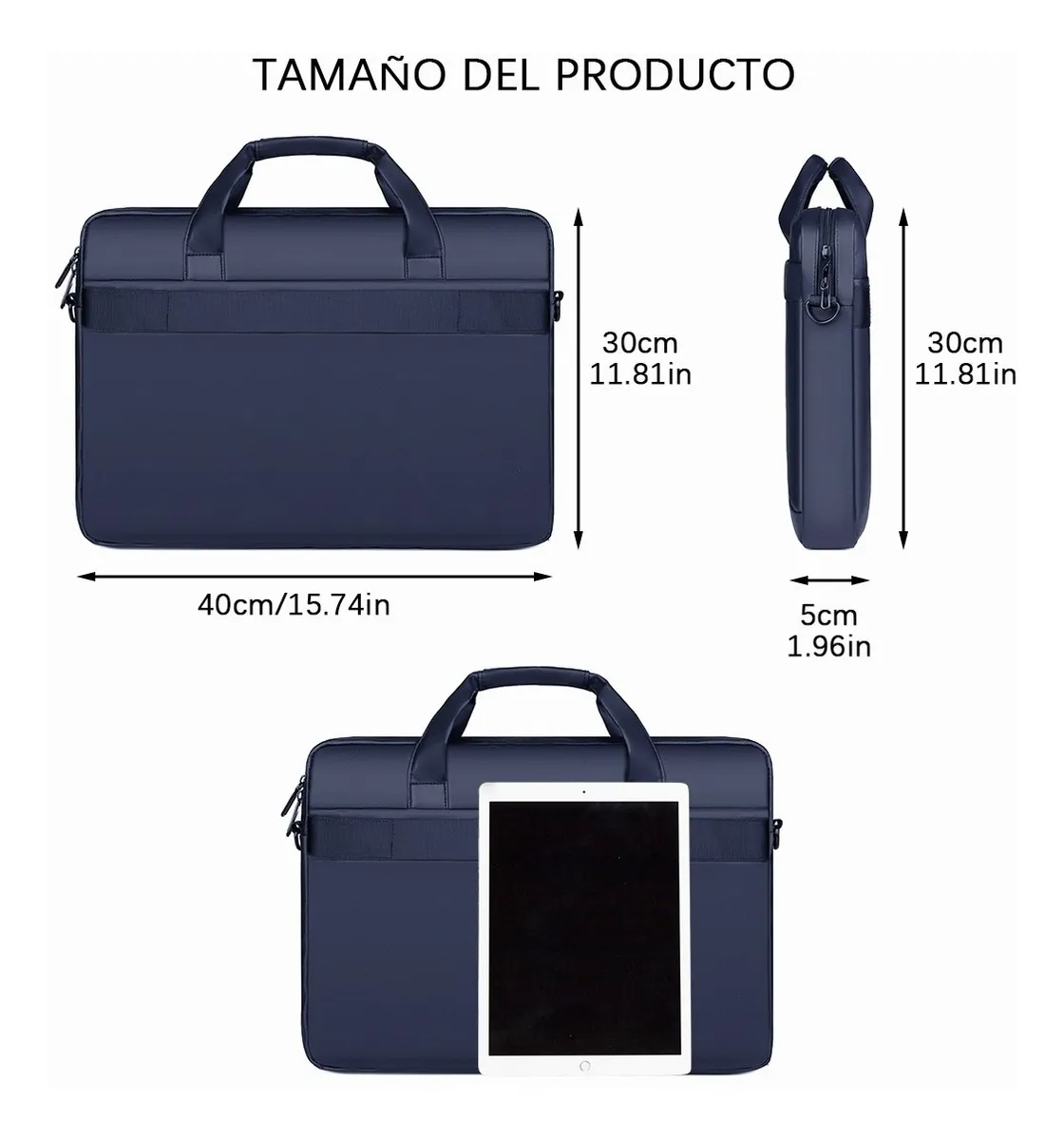 Foto 4 pulgar | Portafolios Lab.g Mochila Para Computadora  Azul Marino